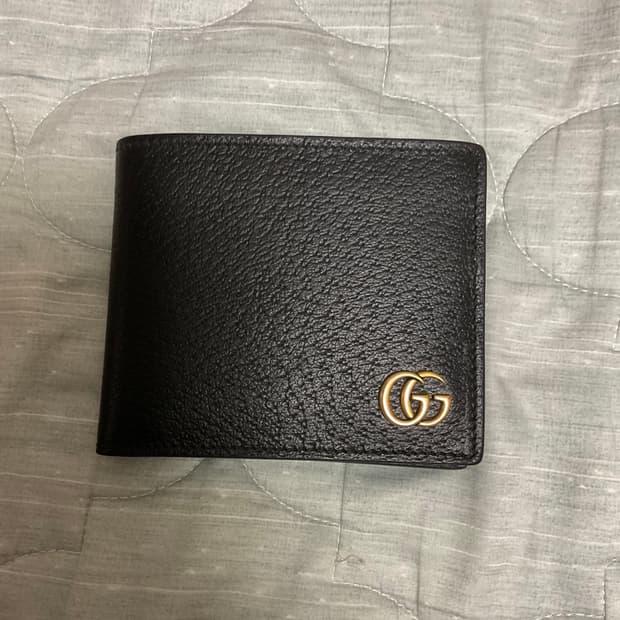 구찌 반지갑 마몽 레더