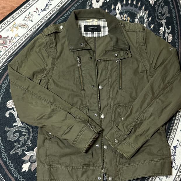 일본빈티지 버버리 블랙라벨 야상