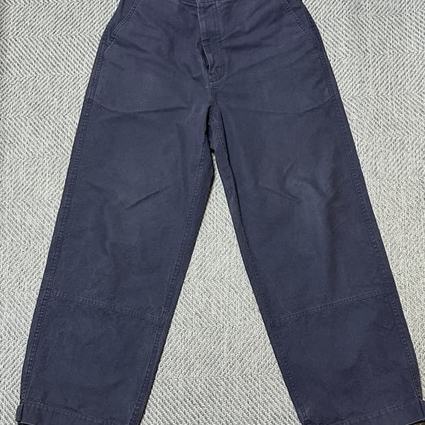 [S] 로우클래식 워시드 코튼 와이드 팬츠 그레이시 퍼플