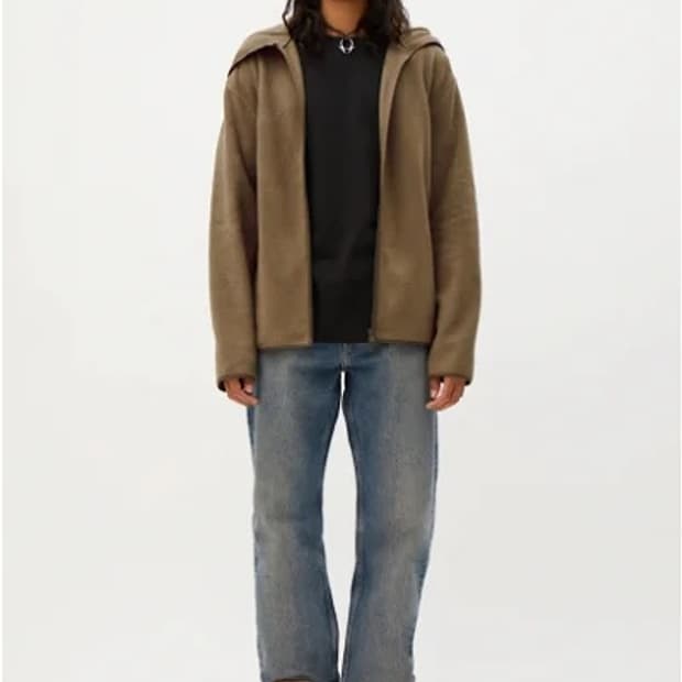 WEEKDAY  플리스 바라클라바 후드집업