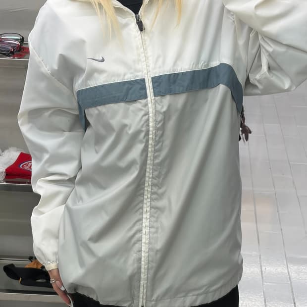 나이키 00s 올드스쿨 컬러블록 우븐 바람막이