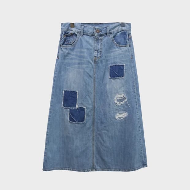 BETTY SMITH  데님 미디 스커트 63675