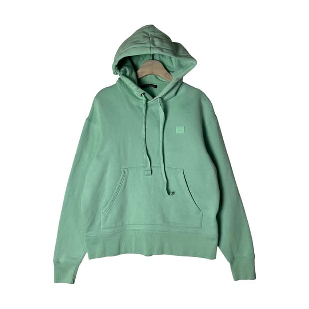 [Acne Studios] 아크네스튜디오 페리스 페이스 민트 후드