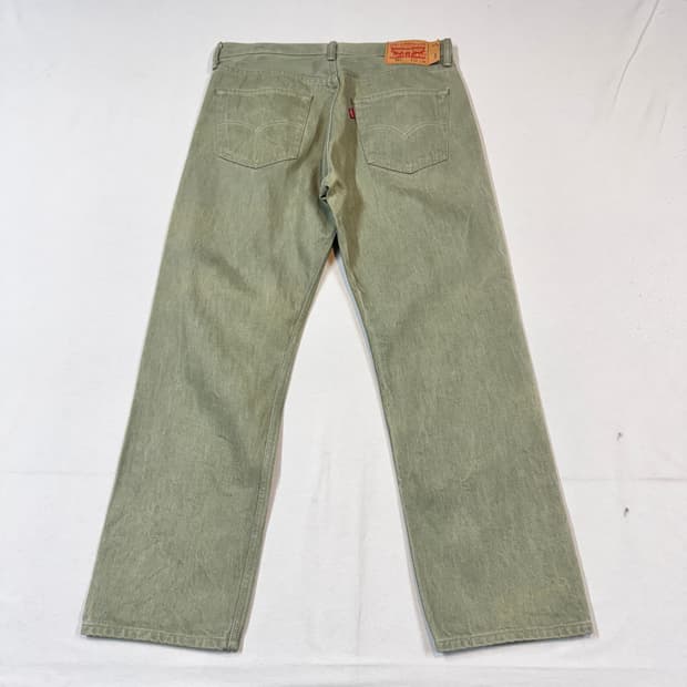 34inch) 리바이스 501 버튼플라이 리지드 데님 청바지