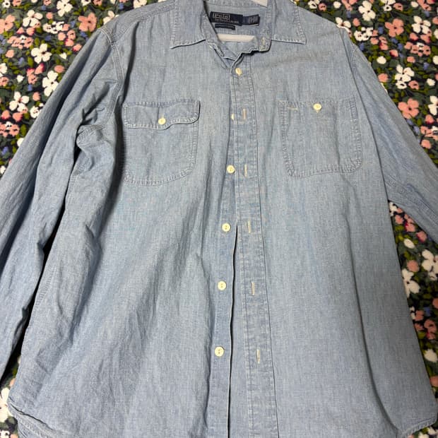 폴로 샴브레이 셔츠