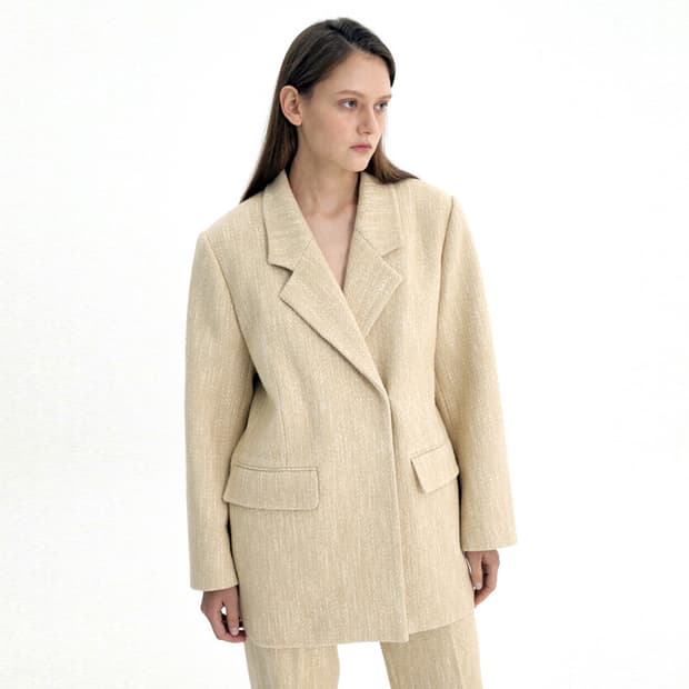 유아이제이아이(UIJI) 울 블렌드 슈트자켓 프리사이즈