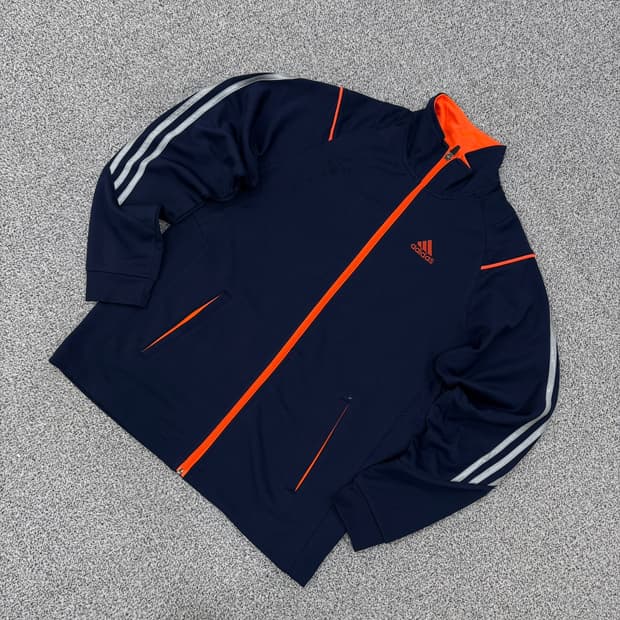 100 아디다스 집업 저지 자켓 0407J