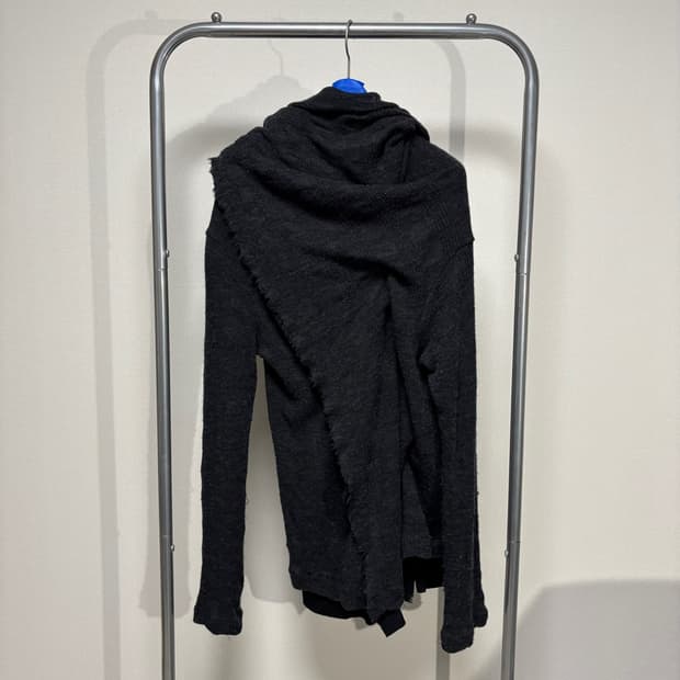 2) 요지 야마모토 레이어 니트 가디건 자켓