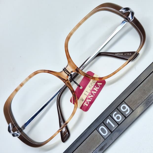 80s 이탈리아제 빈티지 데드스톡/HOYA 0145 안경테 54mm 호야