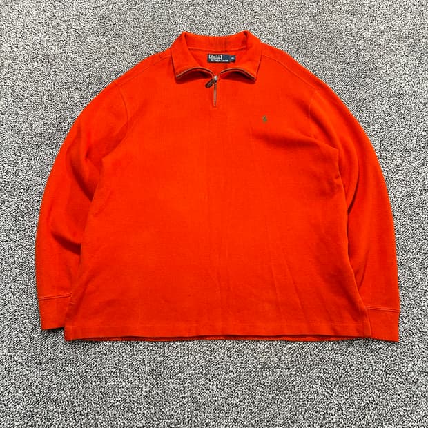 폴로 랄프로렌 반집업 오렌지