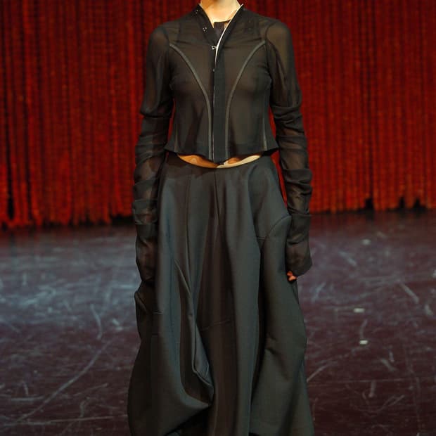 2way Asymmetric Drape Skirt