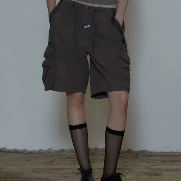 스컬프터 카고 하프 팬츠 차콜 XS