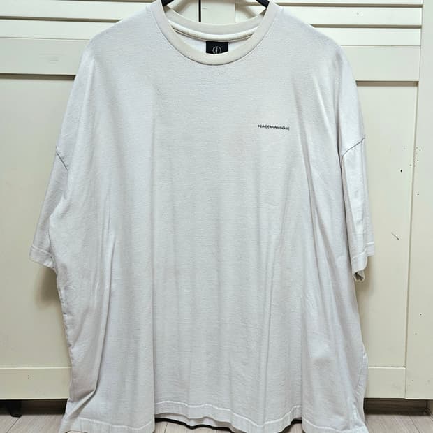 피스마이너스원 코튼 티셔츠 #1 화이트