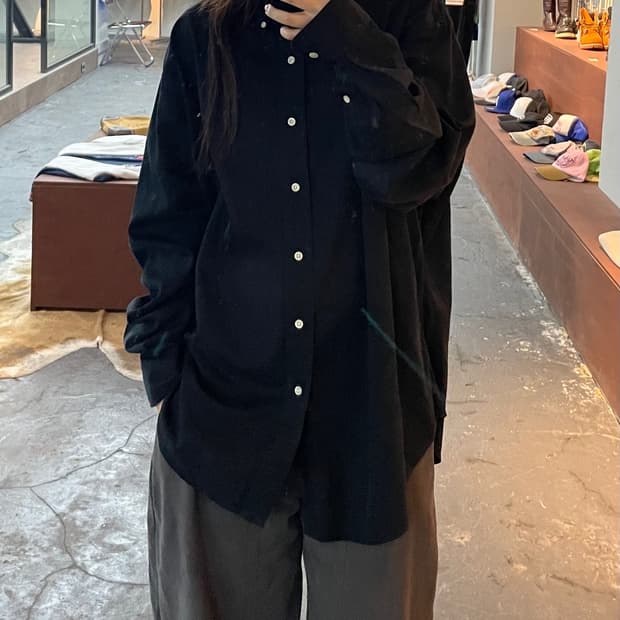 폴로 랄프로렌 블랙 옥스포드 셔츠 H432
