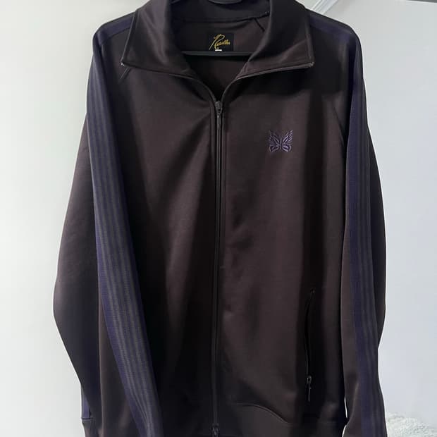 니들스 다크브라운 폴리스무스 트랙자켓M