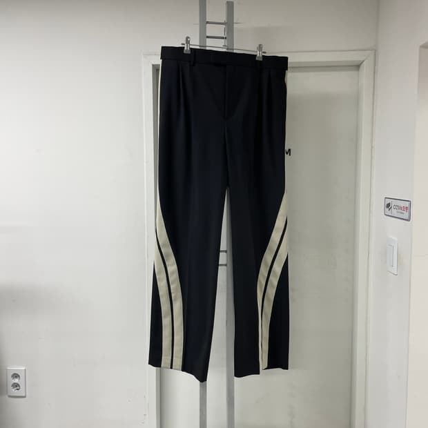 MSGM 블랙 슬랙스 50