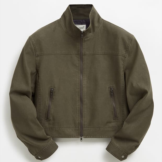 엘무드 페이즈 텐셀 트러커 자켓 카키