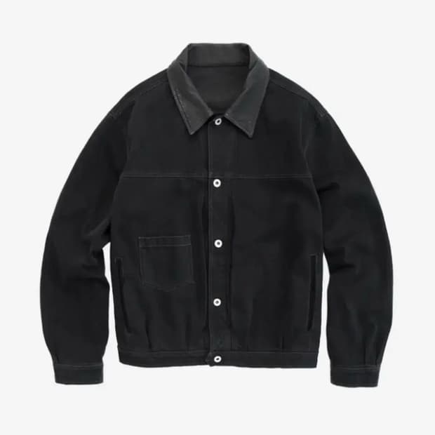 [3] 폴리테루 레더카라 트러커 자켓 24fw