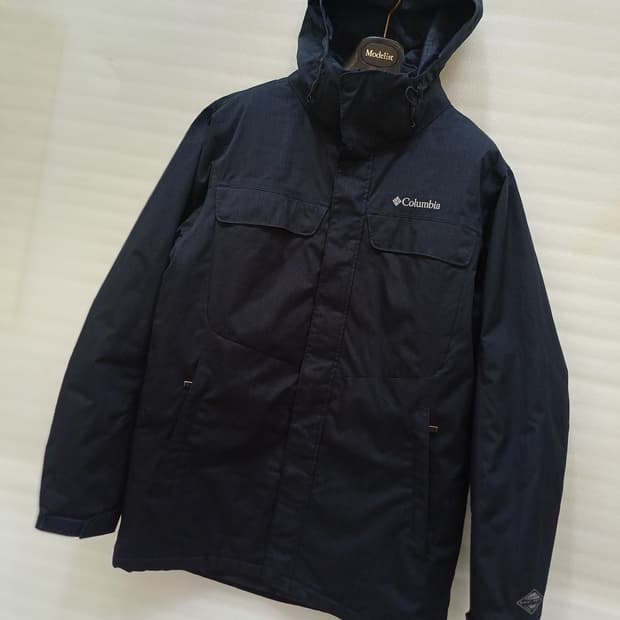 컬럼비아 옴니테크 방수 남성 M 후드 패딩 자켓 겨울 사랑봉봉