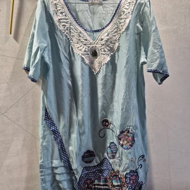 빈티지 자수 원피스