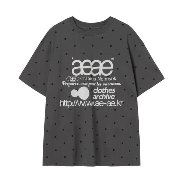 aeae 도트 반팔티