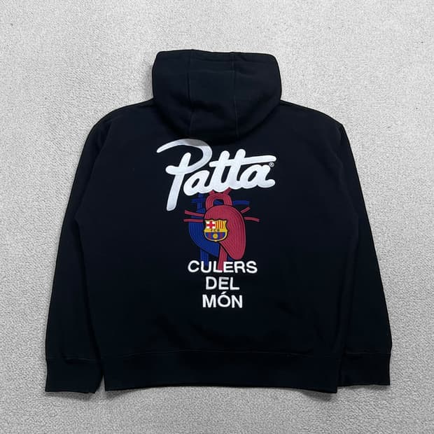 나이키 x 파타 x 바르셀로나 쿨레르스 델 몬 후드티 블랙