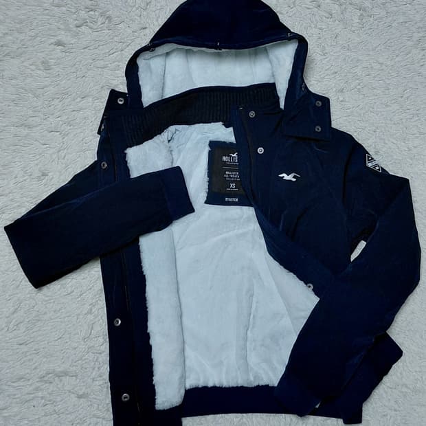 홀리스터 올웨더 자켓 XS 네이비