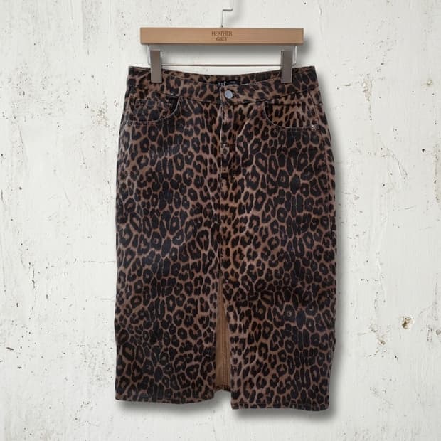 ZARA TRF 레오파드 미니 스커트 W28