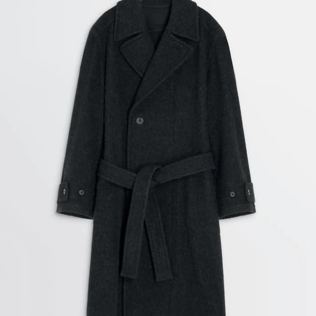 르메르 25fw 베스로브 코트 블랙 46