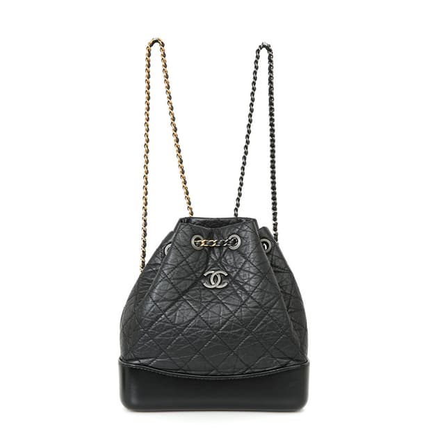 샤넬 가브리엘 백팩 스몰 블랙 체인 숄더 A94485