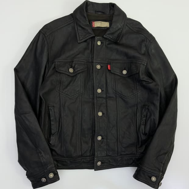Levi's 리바이스 00‘s 레드탭 양가죽 포켓 트러커 자켓