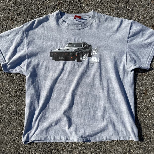 90s Ford  Mustang 포드 머스탱 Mach 1 그래픽 티셔프