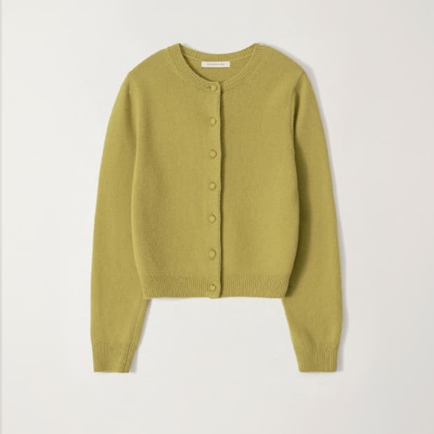 낫띵리튼 Diene round cardigan (Olive)
