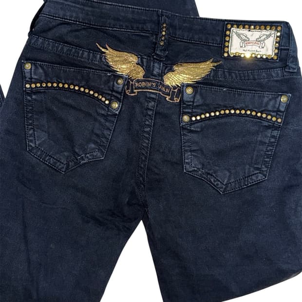 로빈스진 블랙 부츠컷