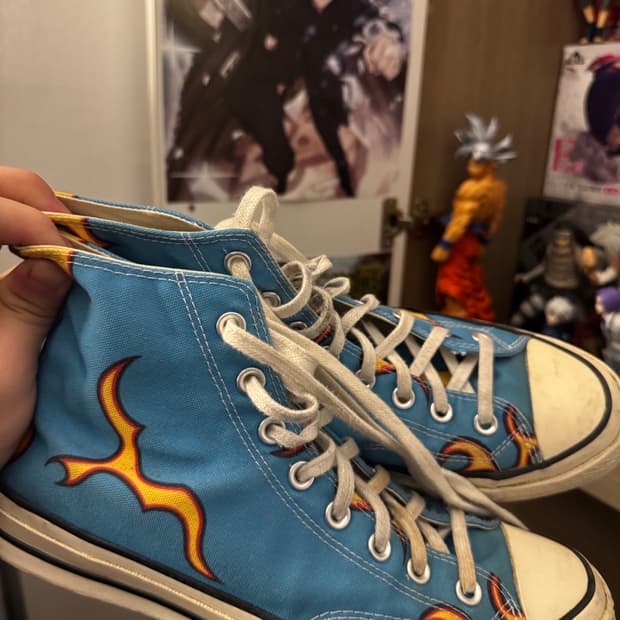 컨버스 x 골프 르 플레르 척 70 하이 플레임 블루