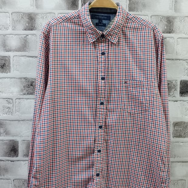 95 타미 체크셔츠 740