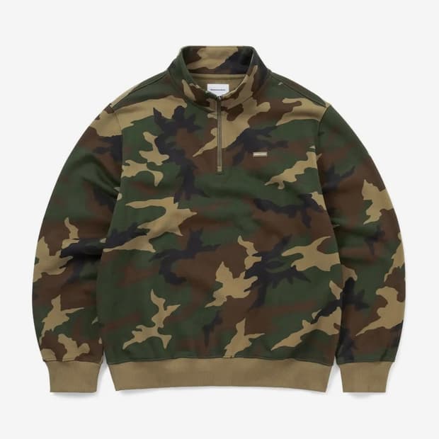 디스이즈네버댓 클래식 하프집업 스웻셔츠 s