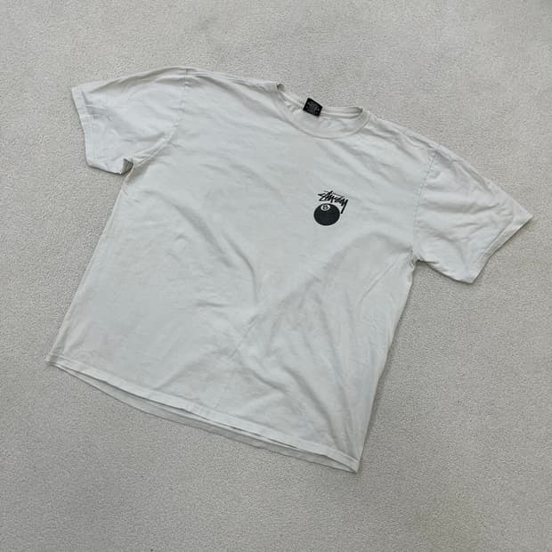 XL 스투시 빌리아드 반팔티 0415M