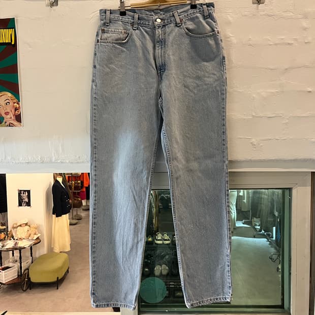 Levis 550 릴랙스드 워싱 데님 진 36x34