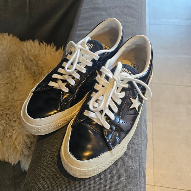 220 컨버스 원스타 레더 블랙