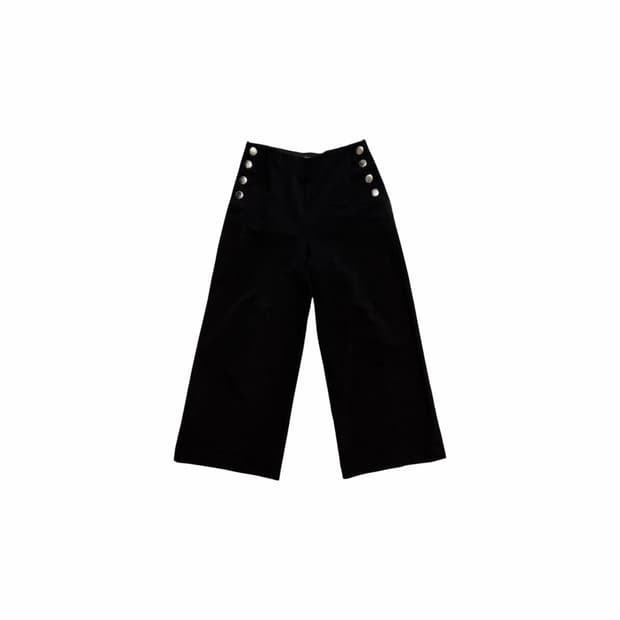 10s ZARA 미니멀무드 세일러버튼 크롭팬츠