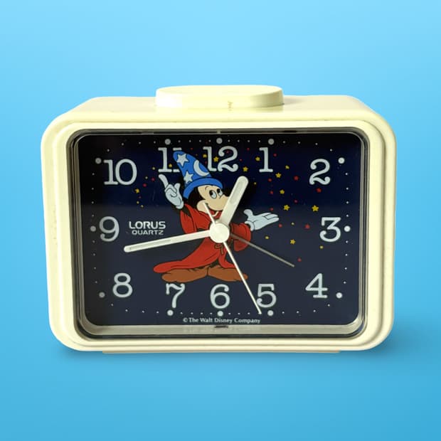 빈티지 디즈니 판타지아 탁상시계