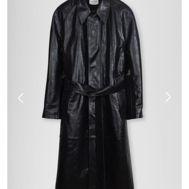 누마레 가죽 코트