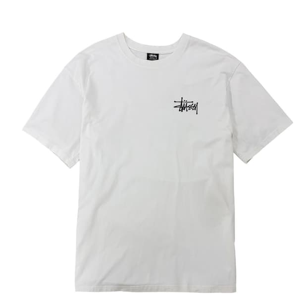STUSSY 스투시 반팔 화이트 (L)