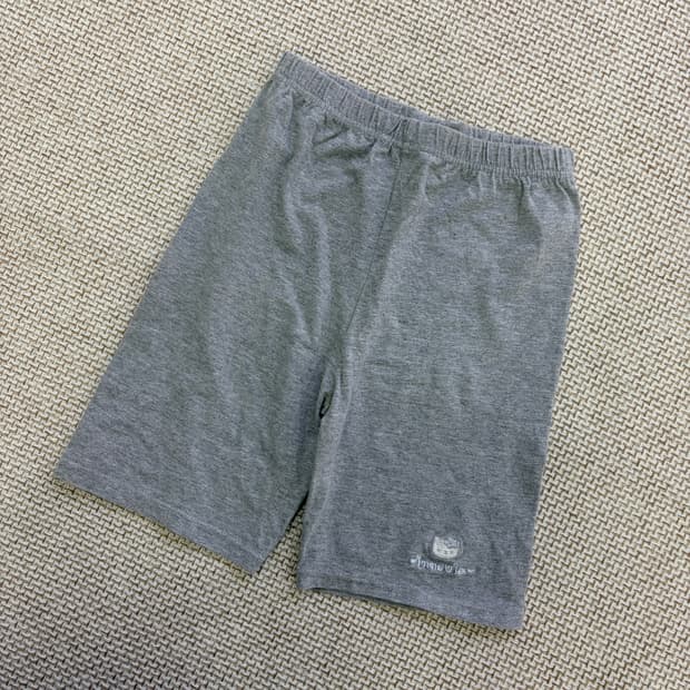 실측 빈티지 키즈 키티 자수반바지 0708D2