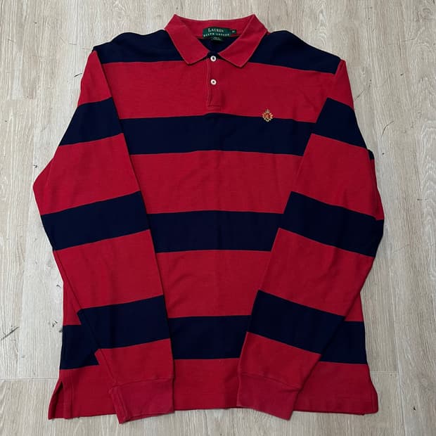 폴로 로렌 랄프로렌 스트라이프 긴팔 카라티 M/95