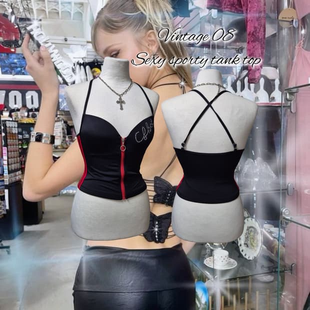 Vintage 08 Sexy sporty X tank top