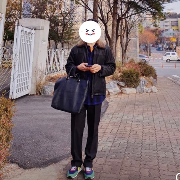 입생로랑 램스킨 레더점퍼