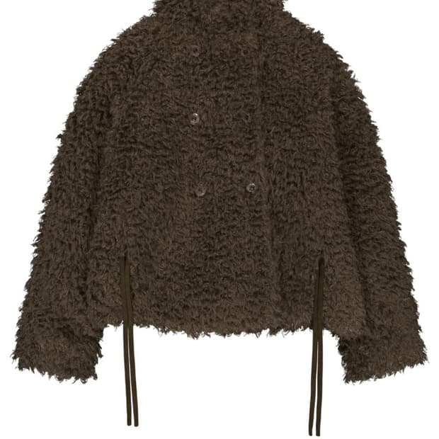 코이세이오 퍼자켓 브라운 새상품