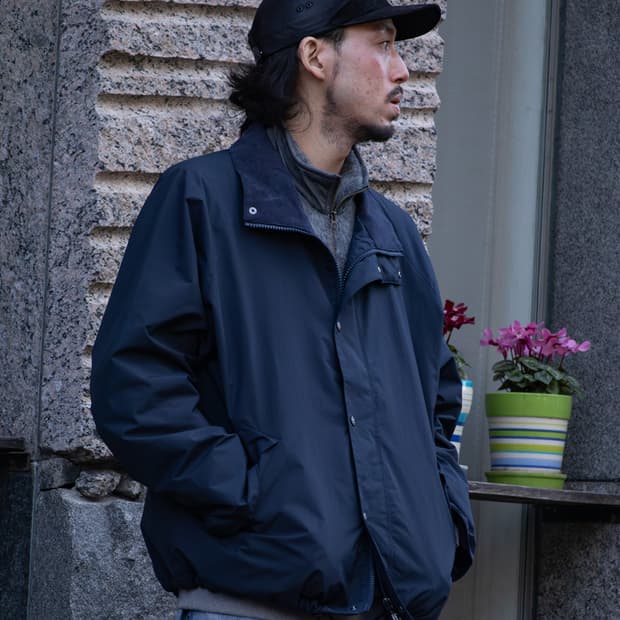 나나미카 필드 숏 자켓 네이비 xl